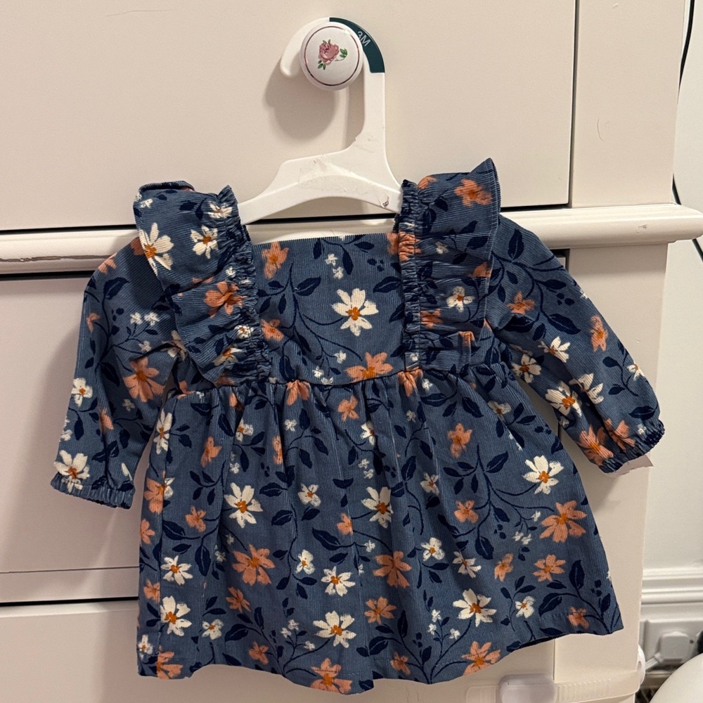 Carter's Blue Floral Kids Dress